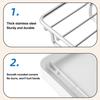 Steel Soap Holder with Independent Drainage Layer Double-Layer Design Bathroom
