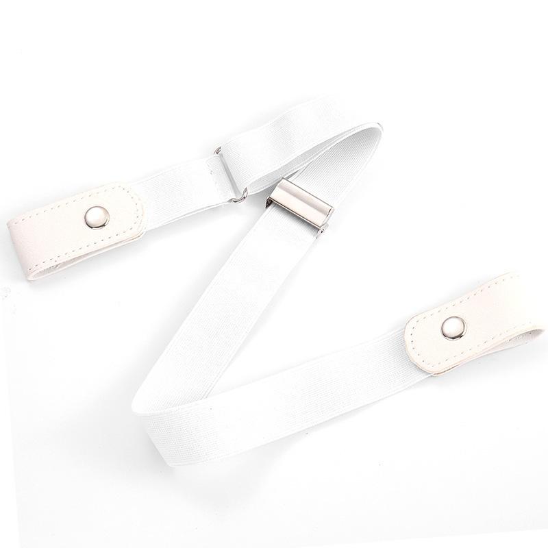 New Adjustable Stretch Elastic Waist Band Invisible Belt Buckle-Free Belts for Women Men Jean Pants Dress No Buckle Easy To Wear