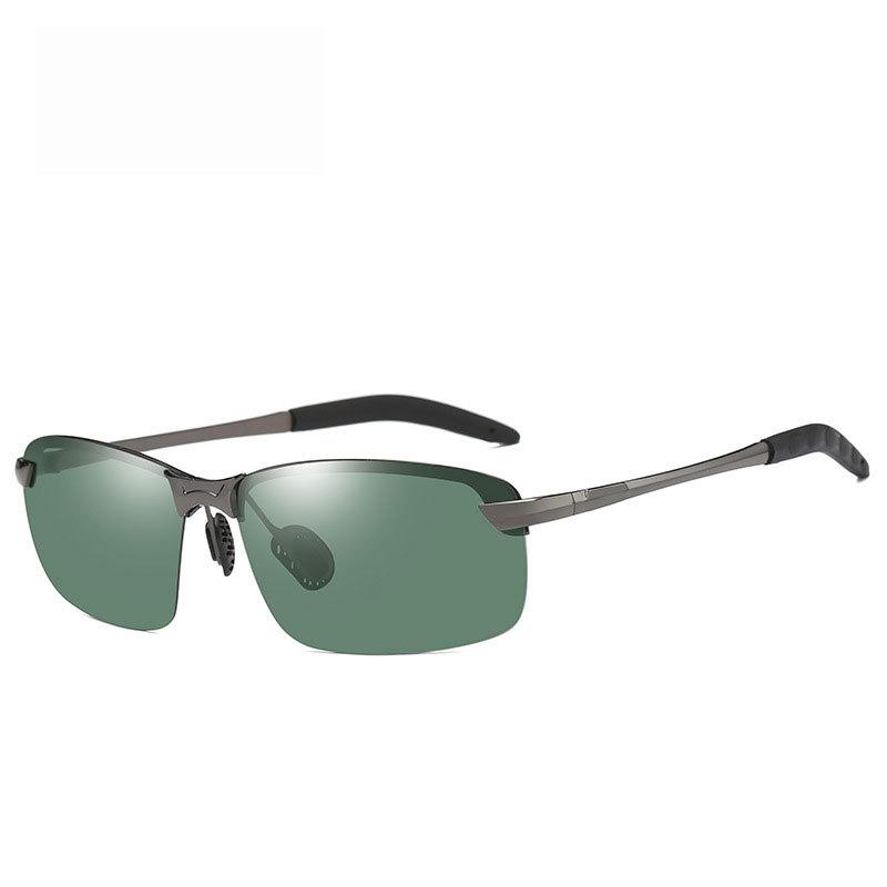 Gafas de visión nocturna polarizadas 3043 de metal, con iluminación y antideslumbramiento, para conducir de noche.