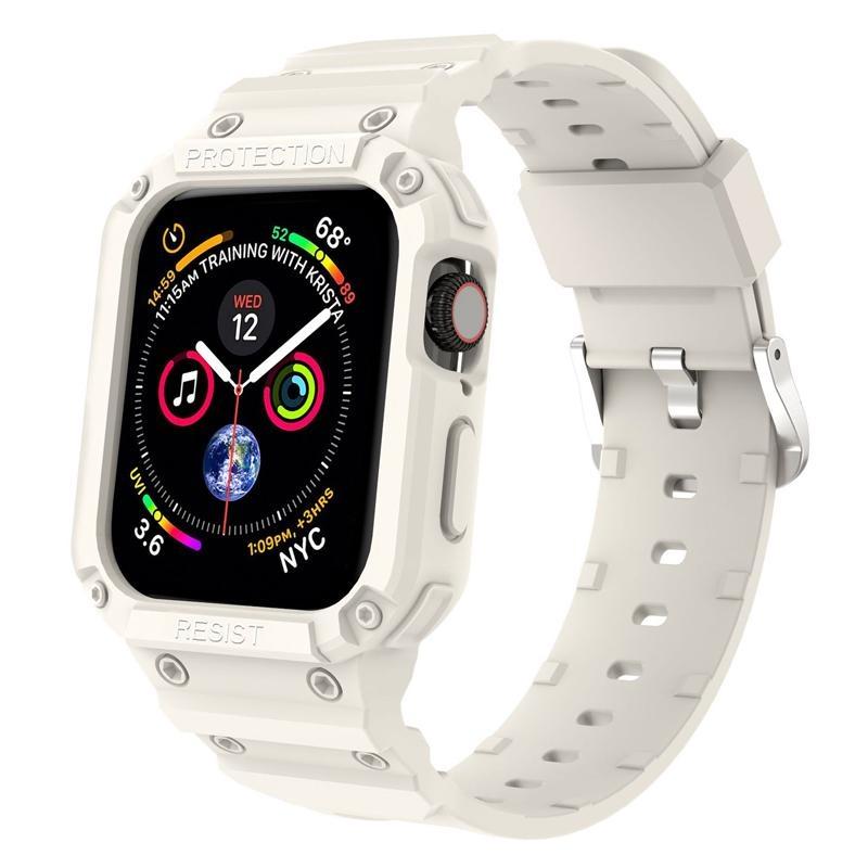 Case Band For Apple Watch 45mm 44mm 49mm 41mm 40mm iWatch Series Ultra 8 7 6 5 SE 4 3 Strap , Sport Protective Replacement Wristband