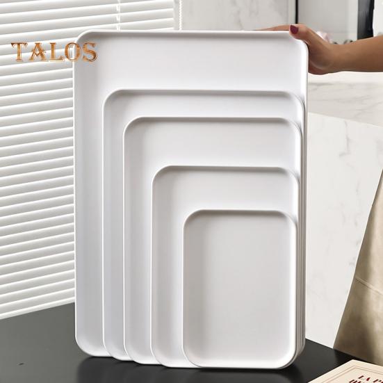 Serving Tray Platter Rectangular Vegetable And Fruit Trays for Snack Dessert Cookie Cheese Plastic Platters Large BPA Free Food Trays Party Supplies