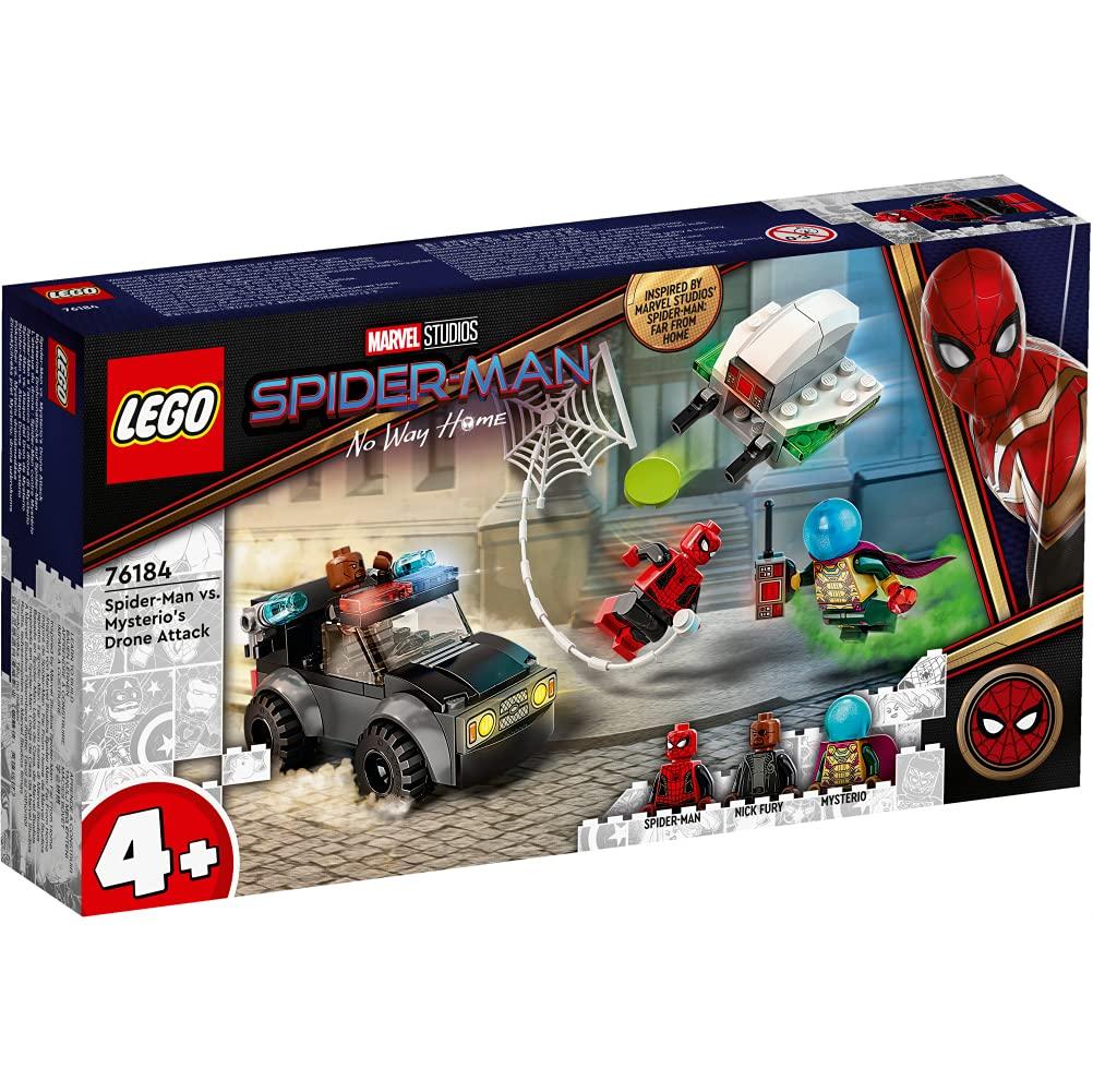 LEGO Super Heroes Spider-Man Mysterio's Drone Attack 76184 Toy Blocks Gift Superhero American Comic Book Boys Ages 4 and Up