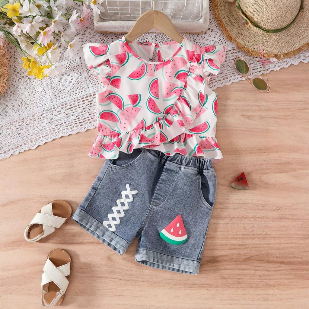 Girls' High Waist Loose Fit Stylish Denim Jeans - Outdoor Wear