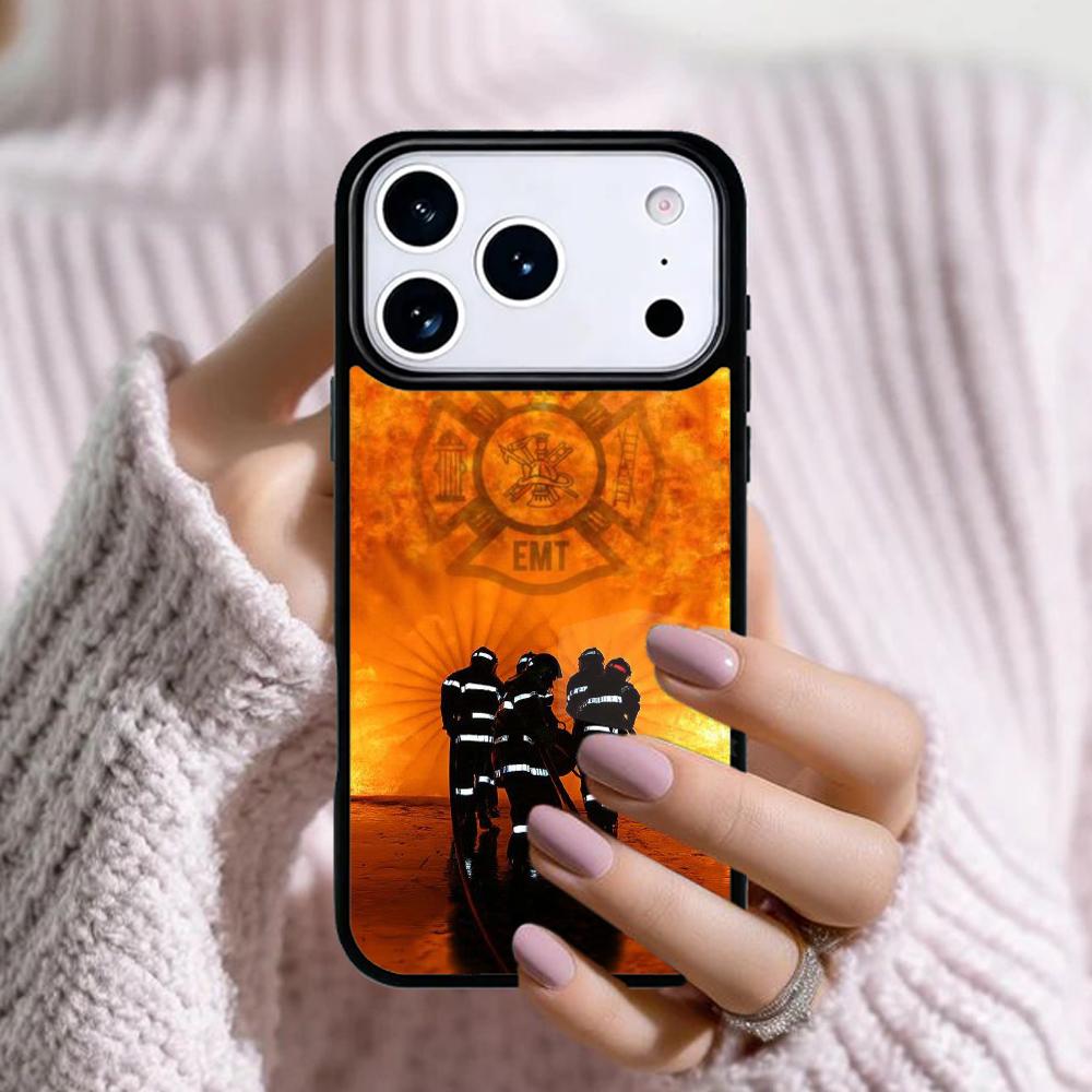 Пожарный Пожарный Логотип Символ Чехол для Телефона Для Apple iPhone 17 Air 16E 15 14 Plus 13 12 11 Pro Max Mini Funda Чехол iPhone17 Pro Max