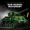Military WW2 M4 Sherman Medium Tank Building Blocks MOC World War 2 M26 Pershing Main Battle Tank Weapon Bricks Toys Boys Gifts