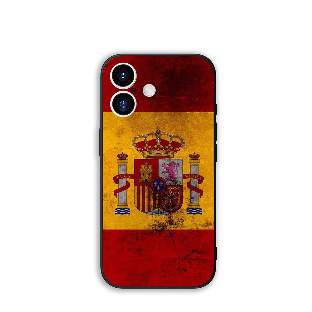 Cover for Samsung Galaxy A55 A56 A25 A36 A54 S8 S9 S21 S20 FE A53 A13 A12 A14 A33 A70 A71 A51 A21S Case Spain Flag Yellow Red