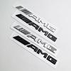 1pcs 3D ABS Black Logo AMG Emblem Letters  trunk Badge For Mercedes Benz W204 W205 W176 W177 W212 W213 AMG Sticker Accessories