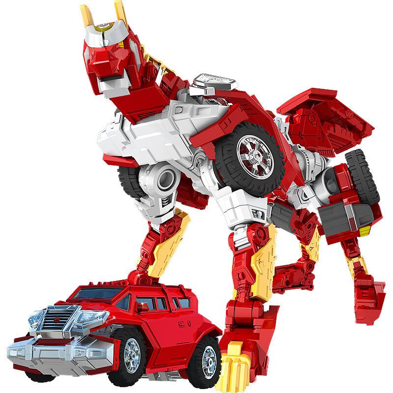 

Новые Большие Игрушки-Роботы-Трансформеры Carbot, Фигурки, Деформация в двух режимах, Машина, Полицейский Волк, Игрушка для Детей, Подарок