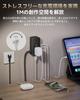 YUDOFICAL Steckdosenleiste Verlängerungskabel, 2m, mit Steckdosen und USB, Oktopus-Verkabelung, 4 AC-Steckdosen, 2 USB-A-Anschlüsse + Typ-C-Anschluss, Wandmontage, Oktopus