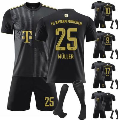 21/22 Bayern- Bortatröjor Shorts Strumpor Set Nya Shorts Strumpor Vuxenstorlekar Utrustningar