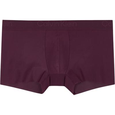 Comfortable Low-Rise Boxer Briefs With Letter Jacquard Men Underwear Burgundy NB3634-POK