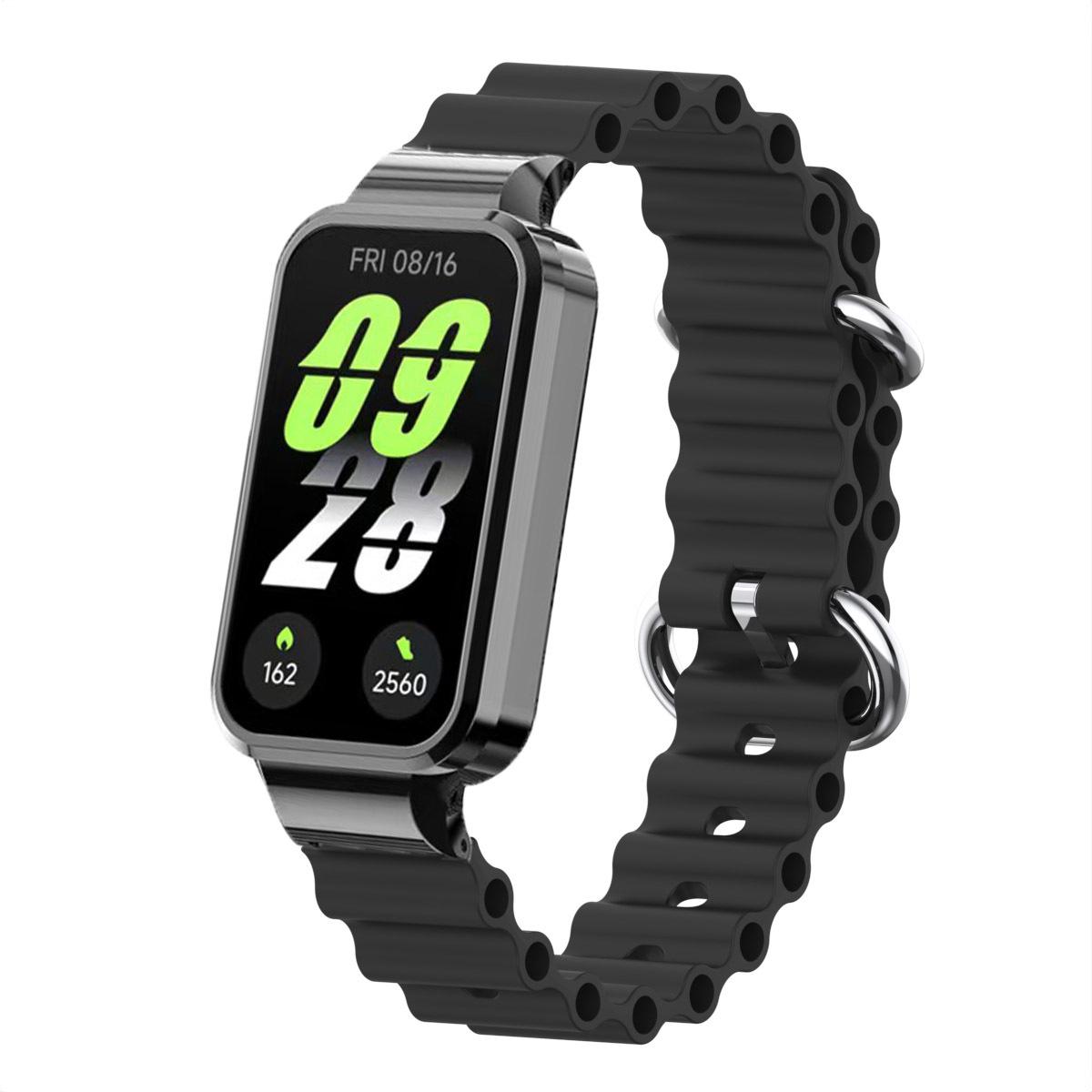 

Для Xiaomi Smart Band 9 Active Watchband Браслет для Redmi Band 3 Ремешок для запястья Сменные аксессуары чёрный