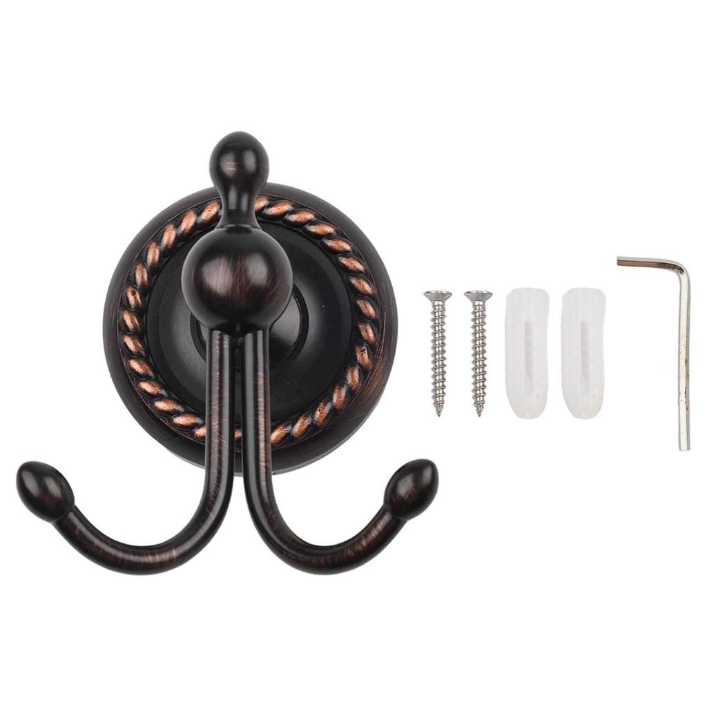 Black Bronze Coat Hook Black Bronze Hook As Shown Brass Coat Hook Versatile Usage Easy Installation Secure Fit