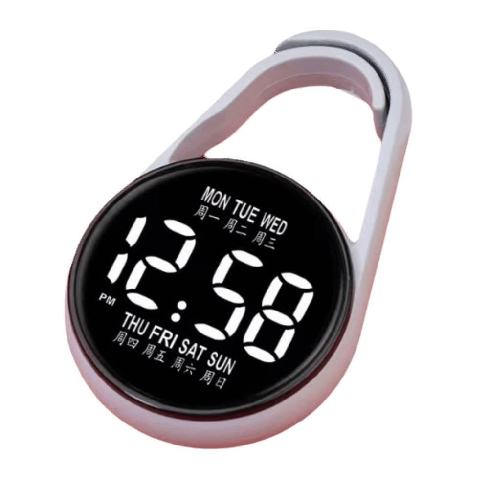 

2Pcs Waterproof LED Electronic Hanging Watch Luminous Portable Pocket Watch LED Display Digital Display LED Electronic Watch сірий