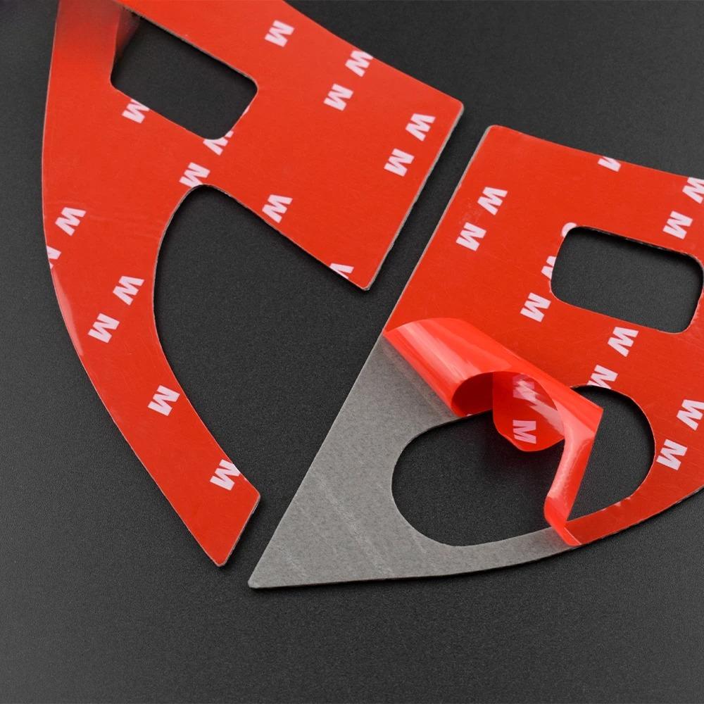 Car Door Lock Panel Button Switch Frame Trim Carbon Fiber Sticker For Chevrolet Corvette C6 2005-2013 Auto Interior Accessories