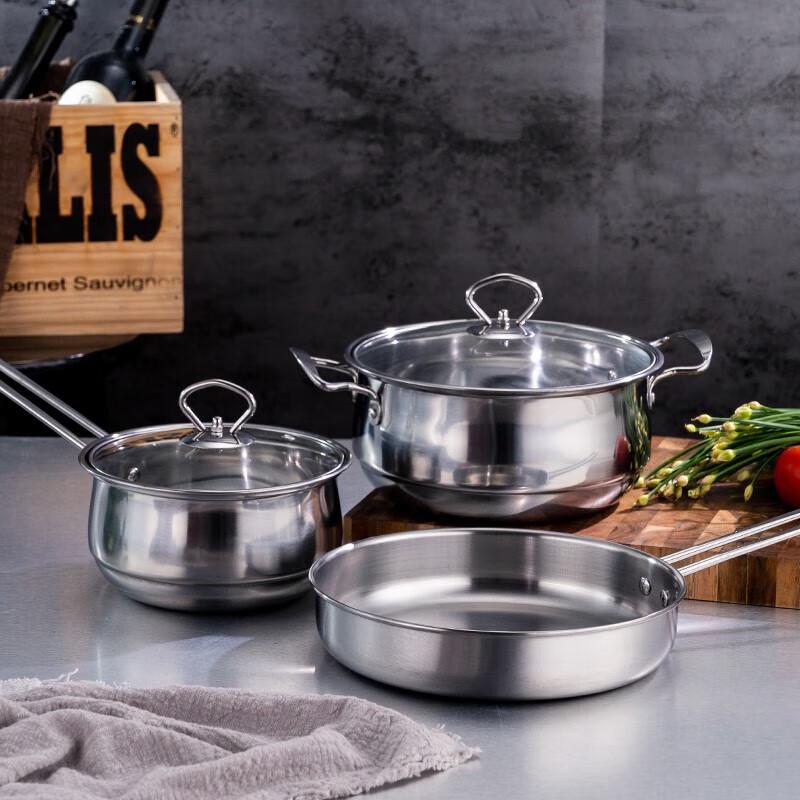 Yiboda Davos 3-Piece Cookware Set