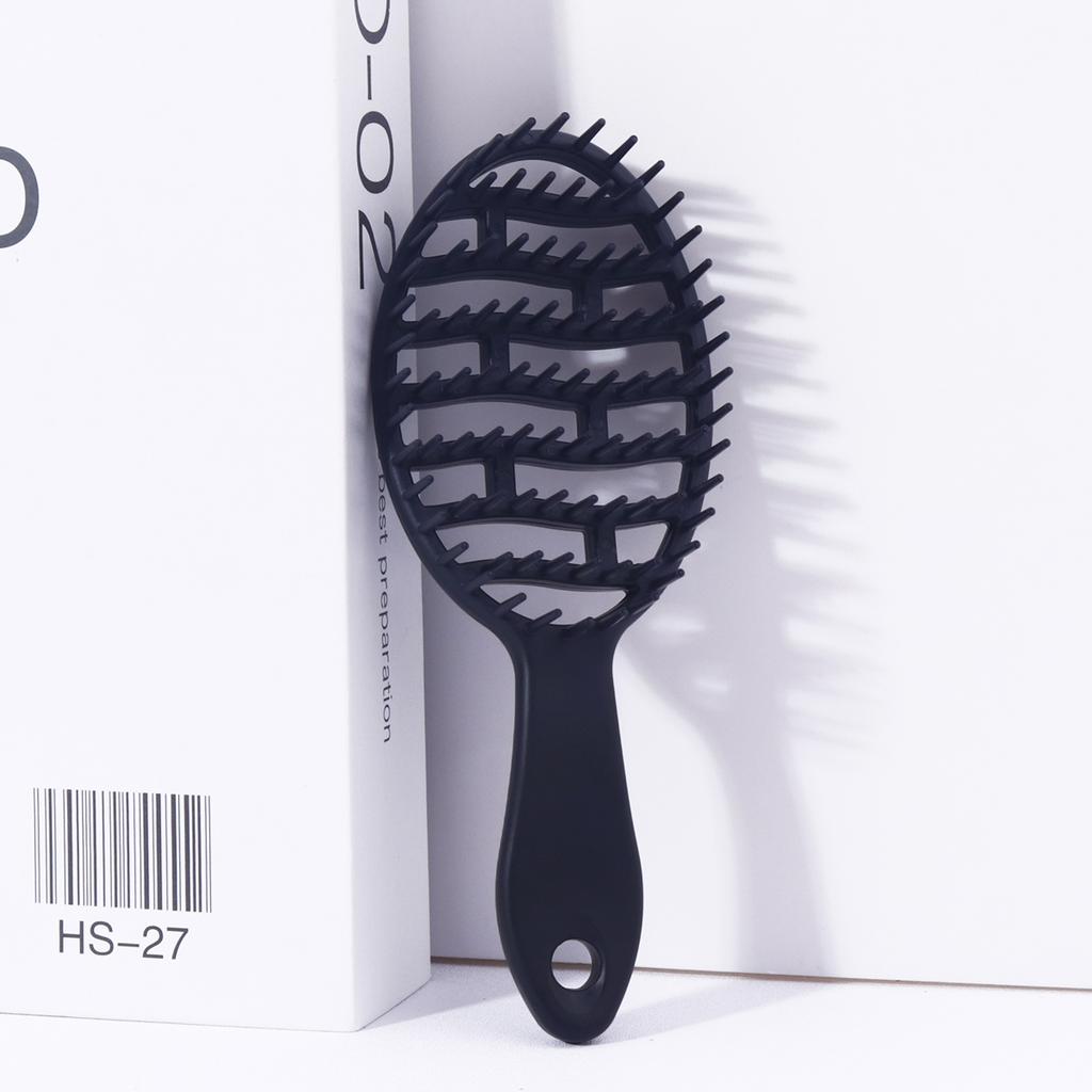 1pc Small Hollow Hair Brush Fluffy Combing Comb-anti-static,tangled Styling Brush,comfortable grip,Special for Real Hair Wigs