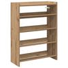 Artisan Oak Shoe Rack 60 x 25 x 81 cm Engineered Wood