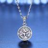 Tancise S925 Sterling Silber Moissanit Luxus Persönlichkeit Anhänger Halskette frauen Klassische Flut Halskette Halskette Party Geschenk