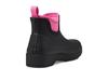 Hunter Play Neoprene Chelsea Size Women's Boots, Black/Highlighter Pink, 6/25.0cm