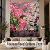 Custom Text Printed Tapestry Spirited Away Pattern Large Wall Hanging Indoor Room Decor