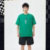 Li Ning Golden Era Cartoon Anime Print Locker Kurzarm T-Shirt Unisex Oberteile Weiß AHST089-3