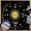 Tarot Card Tablecloth Altars Cloth 12 Constellations Tablecloth Home Decors