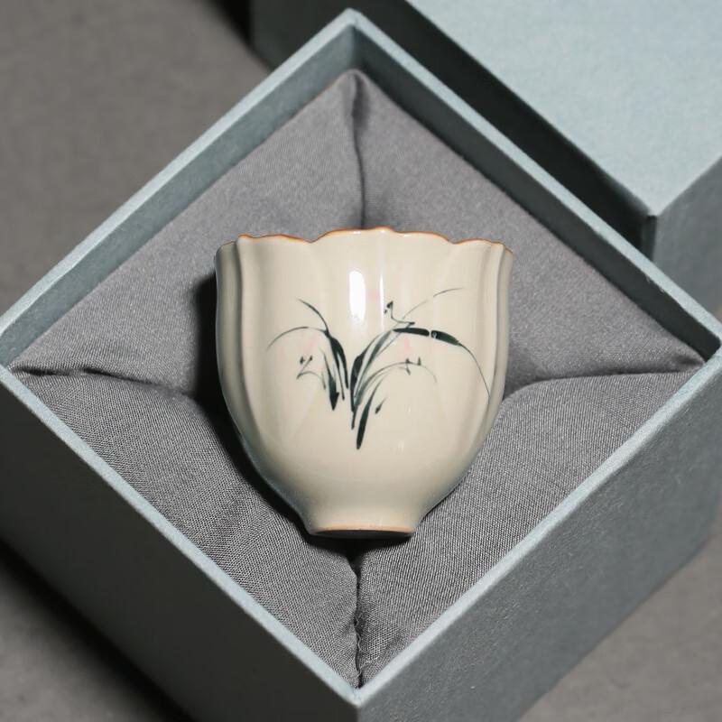 

Hand-painted Ceramic Flower Teacup