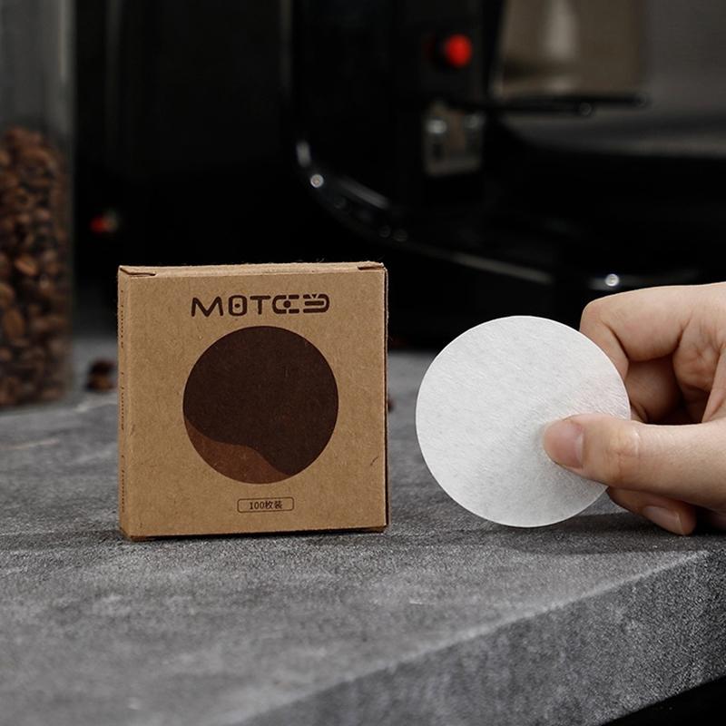 Coffee Filter Paper 51Mm 53Mm 58Mm Round Disposable Secondary Water Filter Papers Espresso Portafilter Accessories Barista Tools