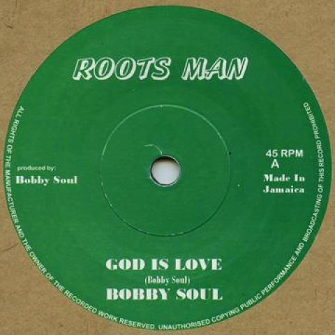 

7inch Record BOBBY SOUL - God Is Love RM7280 Roots Man 1975 Jamaica Reggae, Ska & Dub