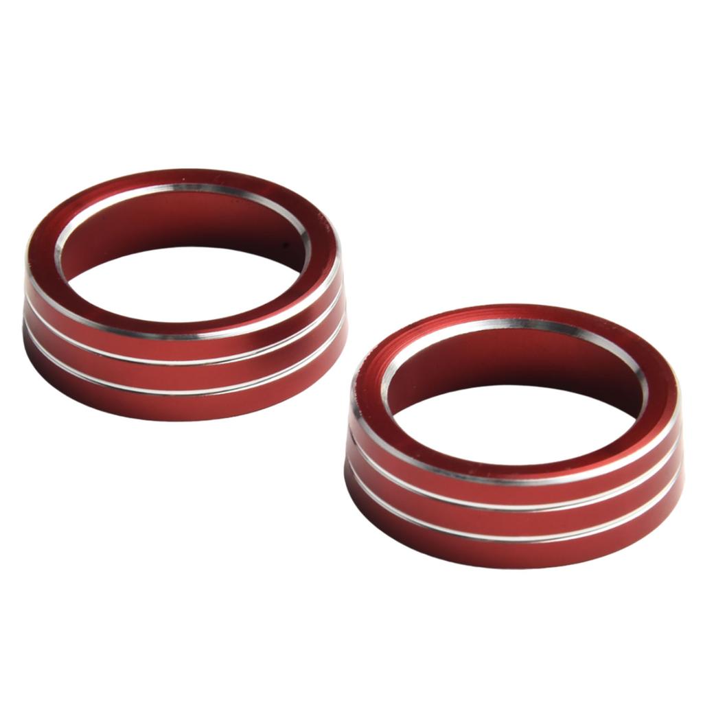 Colorful Aluminum AC Knob Control Knob Ring Cover For Honda Civic 2016-2024 10th Gen Car Interior Modification Accessories