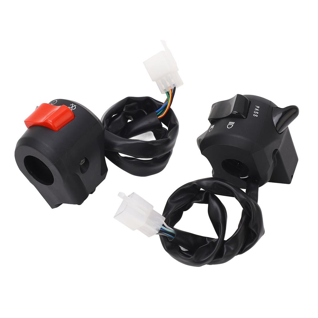 Interruptor de Manillar de Motocicleta 7 8in Señal de Giro Claxon Luz Alta Baja Botón de Interruptor de Arranque Parada para PCX 160 150