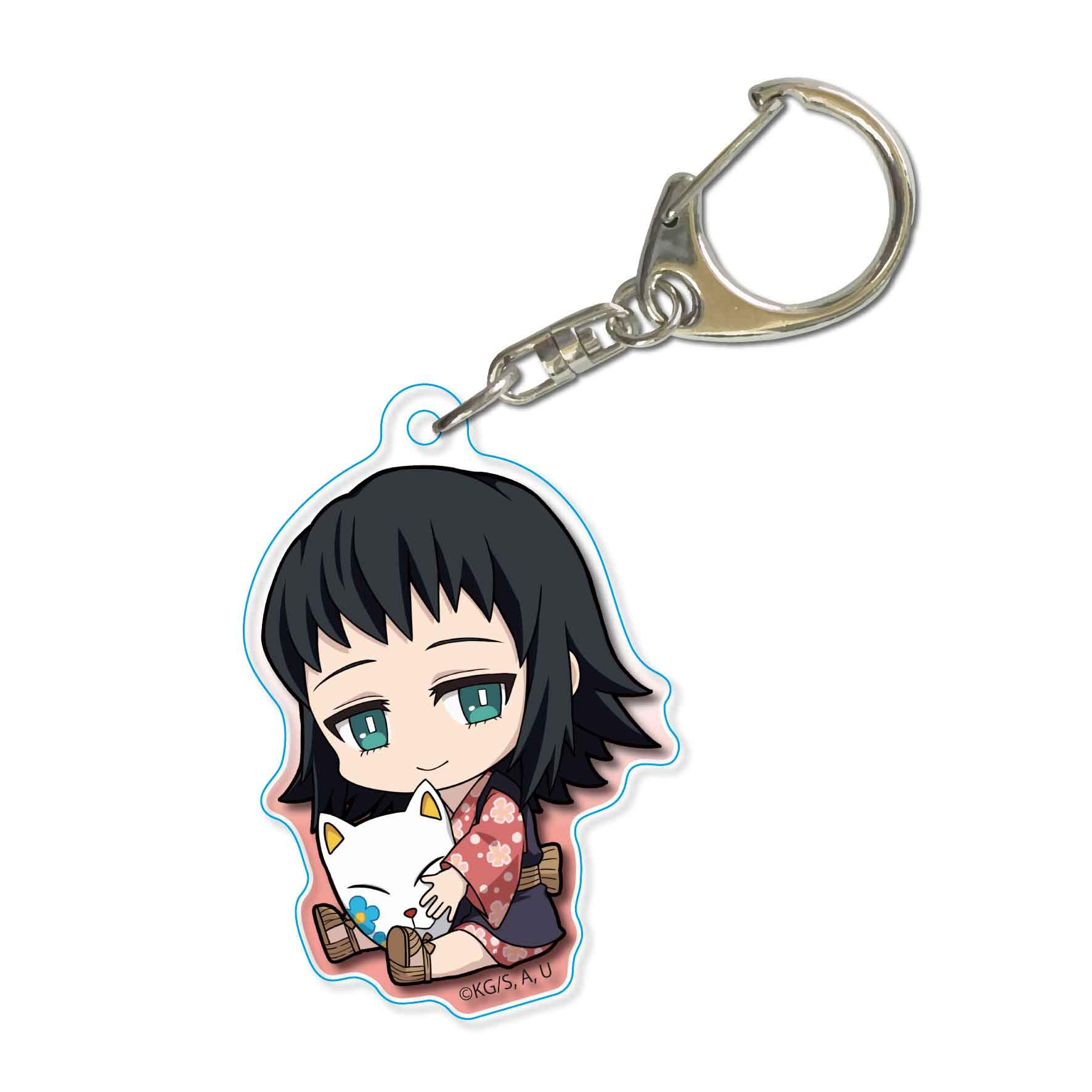 Demon Kimetsu no Yaiba Makomo Gyugyutto Acrylic Keychain Slayer