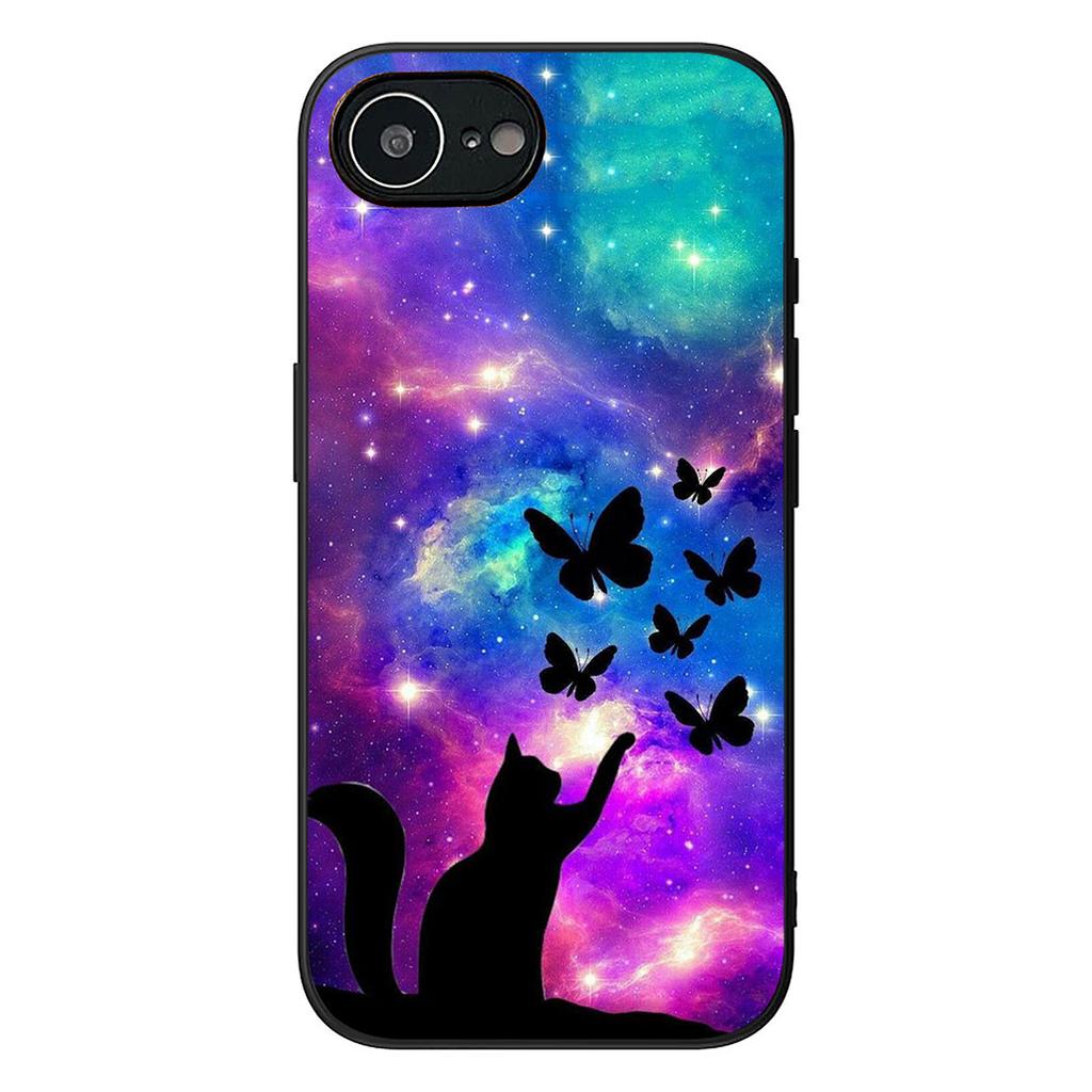 Anime Black Meow Kitten Cat Phone Case for Motorola Moto Edge 50 30 Fusion 40 NEO Ultra Pro G22 G23 G20 G35 G84 G13 G53 Cover