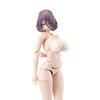AIEK 1/12 Scale Sexy Beautiful Female 2D Action Figure, Large Bust, Body Set, Skin Tone 1.0