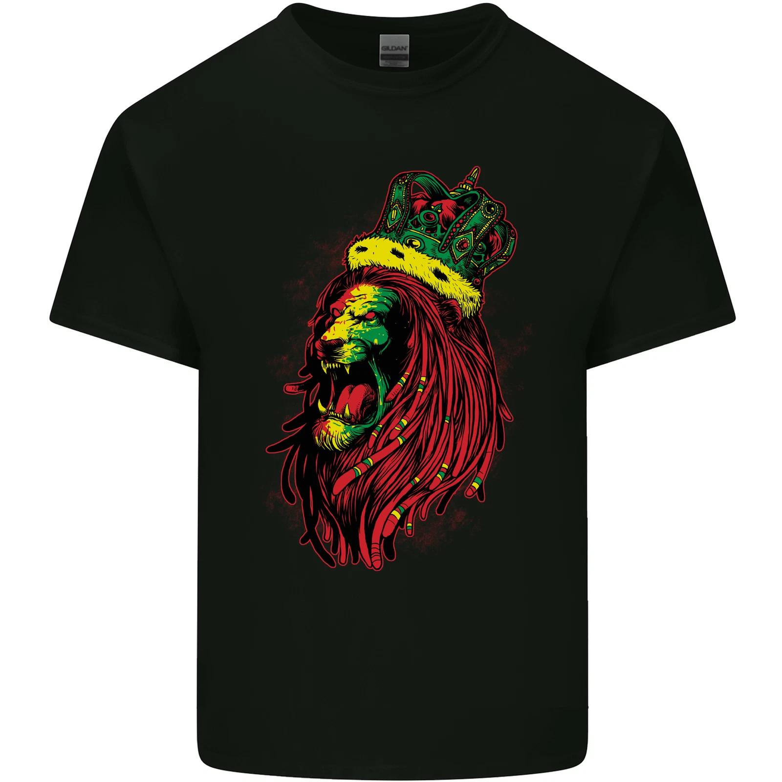 A Roaring Jamaican Lion Reggae Music Jamaica Kids T-Shirt Childrens 4XL