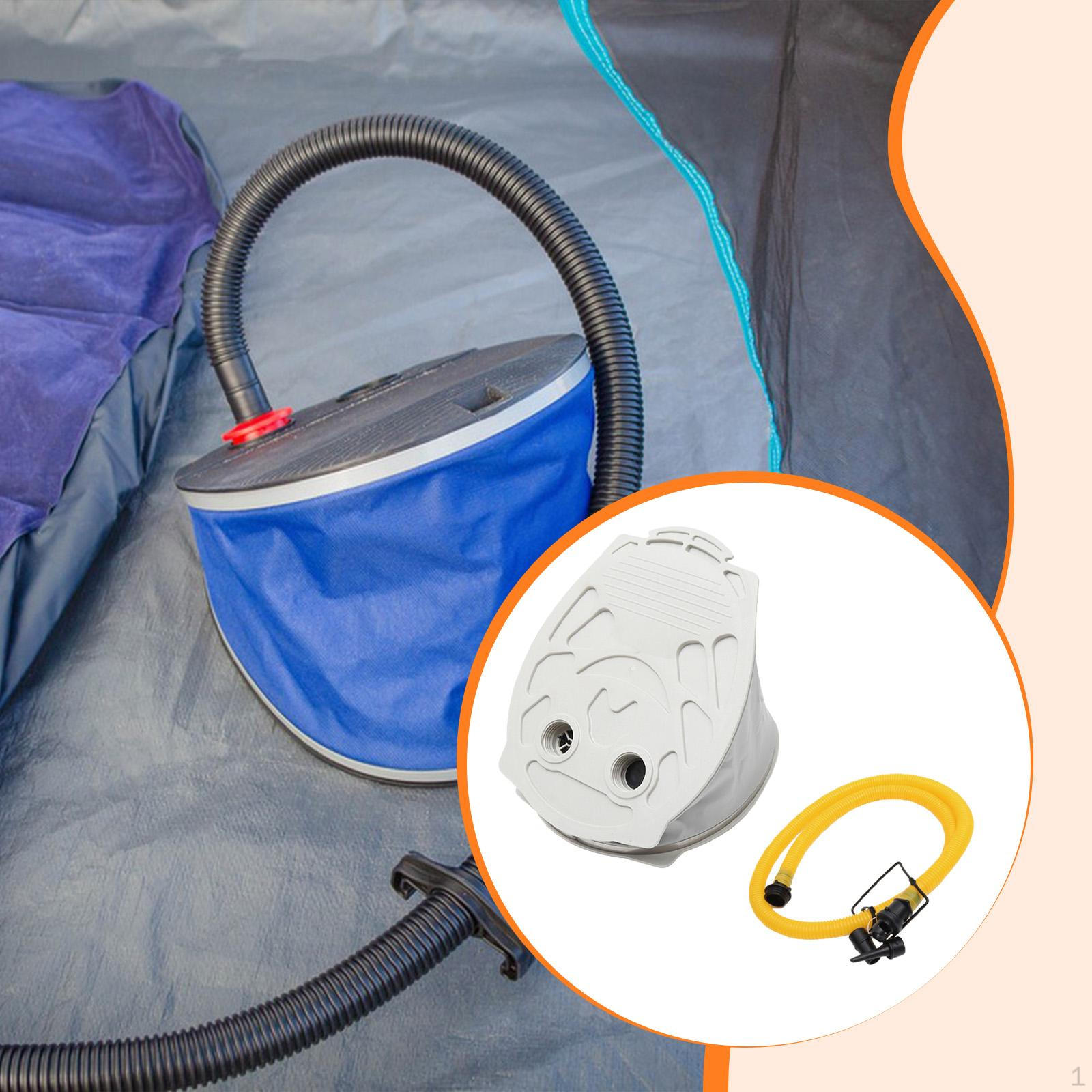 

Меховой ножной насос Высокообъемный портативный надуватель Воздух для плота Поплавок Надувной бассейн