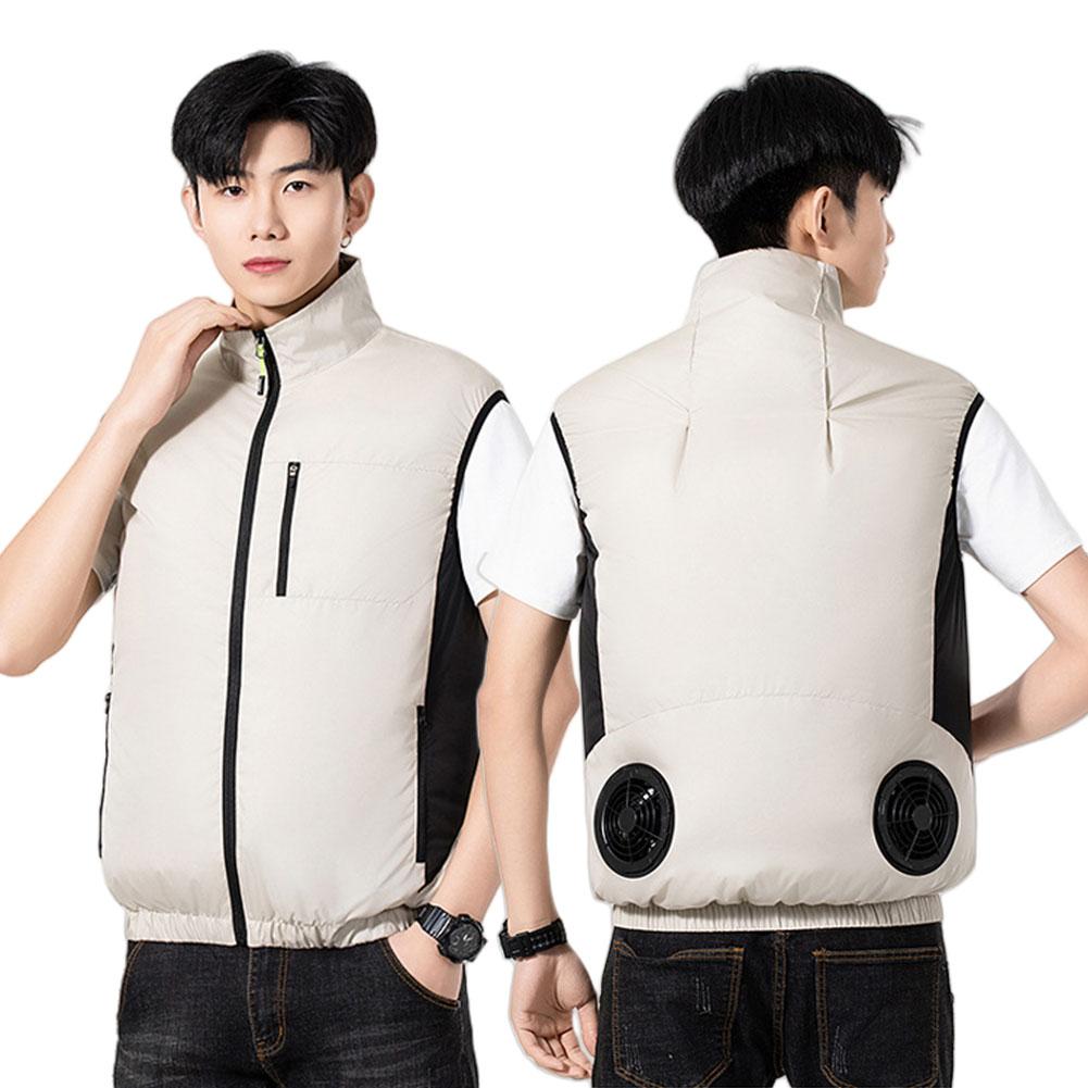 Summer Air-conditioned Clothes for Men Women Hiking Clothes for High Temperature Work Fishing Vest