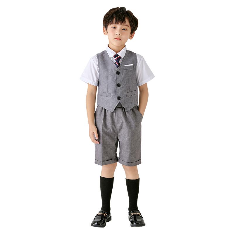 British Style School Uniform for Children's Chorus, Poetry Recitation, and Kindergarten Graduation