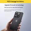POZZO Ultra-Thin Frosted Transparent iPhone Case