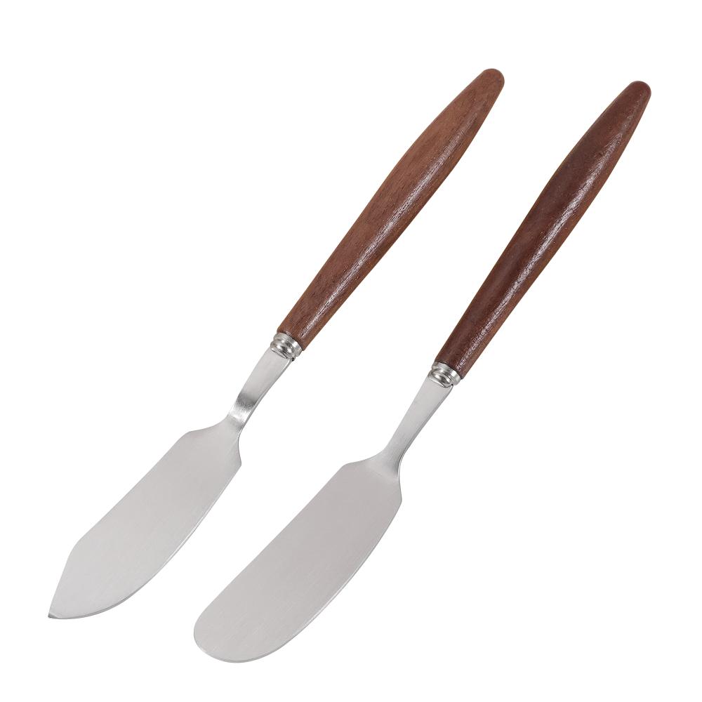 2pcs 304Stainless Steel Butter Knife Cheese Dessert Jam Knives  Cream Bread Cutter Kitchen Tools Knives Butter Spread
