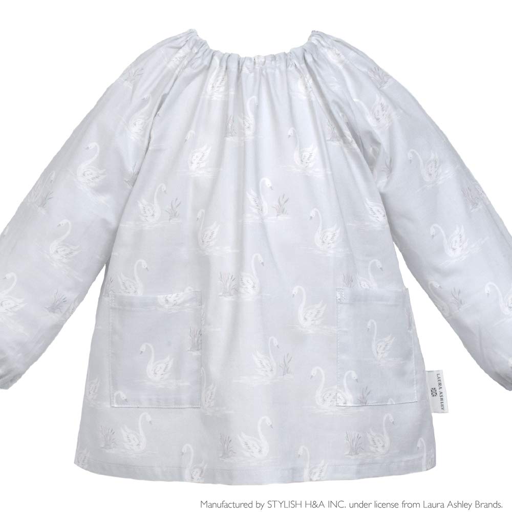 LAURA CANDY STYLE Smock for Nursery Long Swans N1185110 ASHLEY/COLORFUL Girls, Children, Kindergarten, School, 100-110cm, Sleeve,