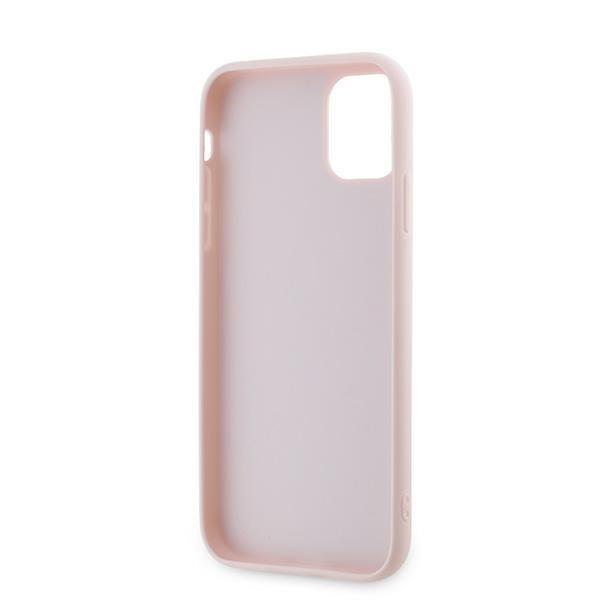 Karl Lagerfeld Klhcn61Pqdsmgp Iphone 11 / Xr 6.1 Różowy/Pink Hardcase Diagonal Quilted Script