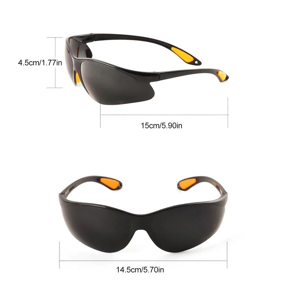 Grey Black Welding Protective Glasses Anti-light Safety Protective Glasses  Women Men