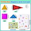 Magnetic Building Blocks DIY Magnets Toys Colorful STEM Stacking Architectural graphic Assembly Learning Educational Gift Toys