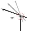 Adjustable Photography Boom Arm Kit 76 135cm with Sandbag and Universal Clamp for Studio Lighting