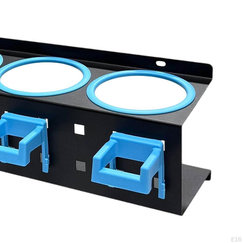 Spray Bottle Holder Car Wash Tool Organizer Bracket Cleaning Supply Hanger with Hooks for Garage