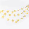Elegant Star Garlands Decoration Glitters Paper Streame Festival Ornament for Birthday Party Supplies Daily Casual Use