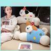Toy Removable Plush Lumbar Cushion With Cartoon Animal Pattern Chair Decor Doll