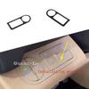 For Hyundai Starex H-1 H1 2018     Detector Carbon Fiber Front Head Fog Light Switch Button Trim Frame Lamp 1PCs